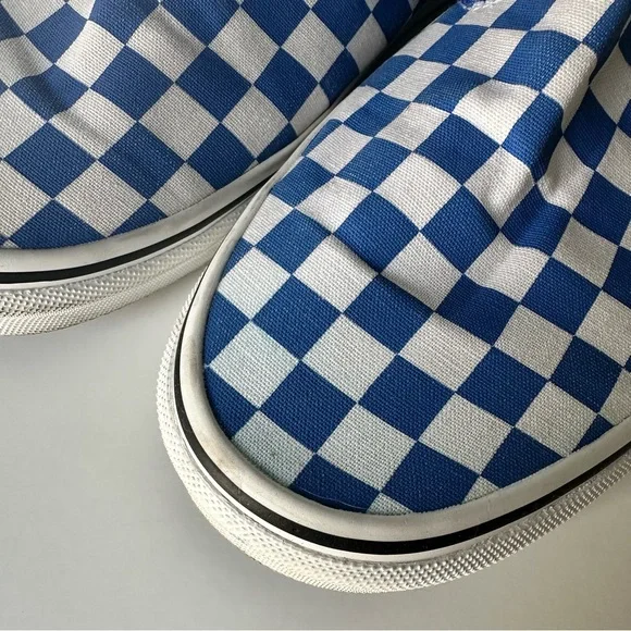Vans Blue and White Checkered Slip-On - Picture 2 of 9